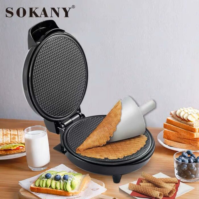 gaufrier crepier pour cornet de glaces - mboazone